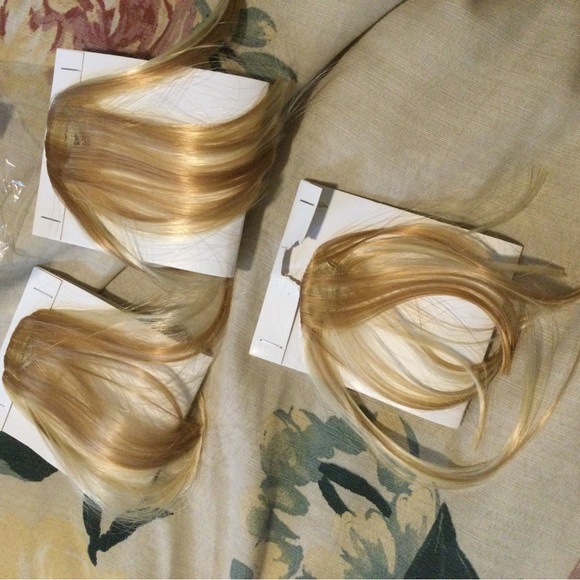 Synthetic Blond Bangs set of 3 - Picture 5 of 6